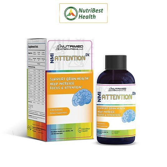 NMI ATTENTION DX - Syrup uống tốt cho não bộ, hỗ trợ chống tăng động cho trẻ 1 NMI ATTENTION DX - Syrup uống tốt cho não bộ, hỗ trợ chống tăng động cho trẻ
