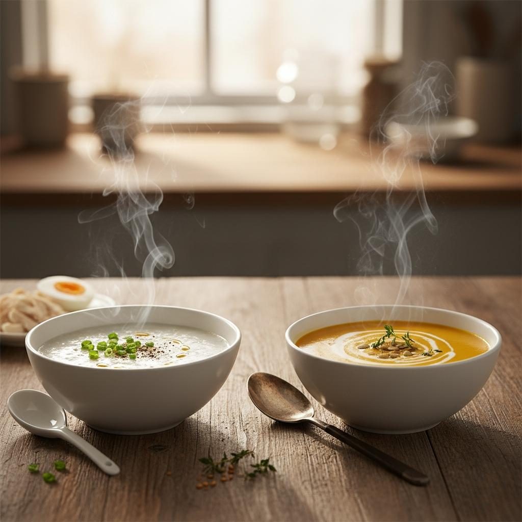 Cách giải rượu bằng cháo loãng và súp nóng