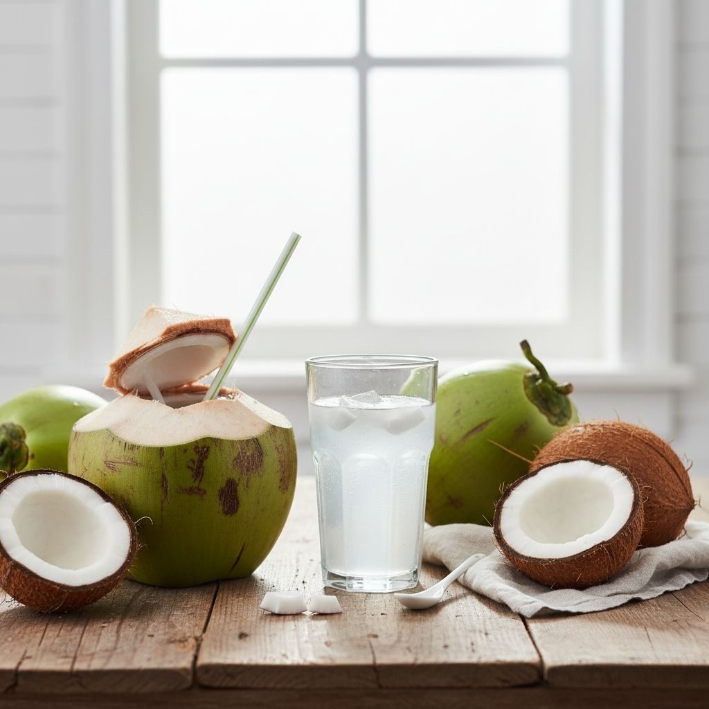 Cách giải rượu bằng nước dừa