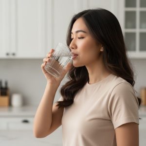 Hãy uống đủ nước mỗi ngày để giải độc gan