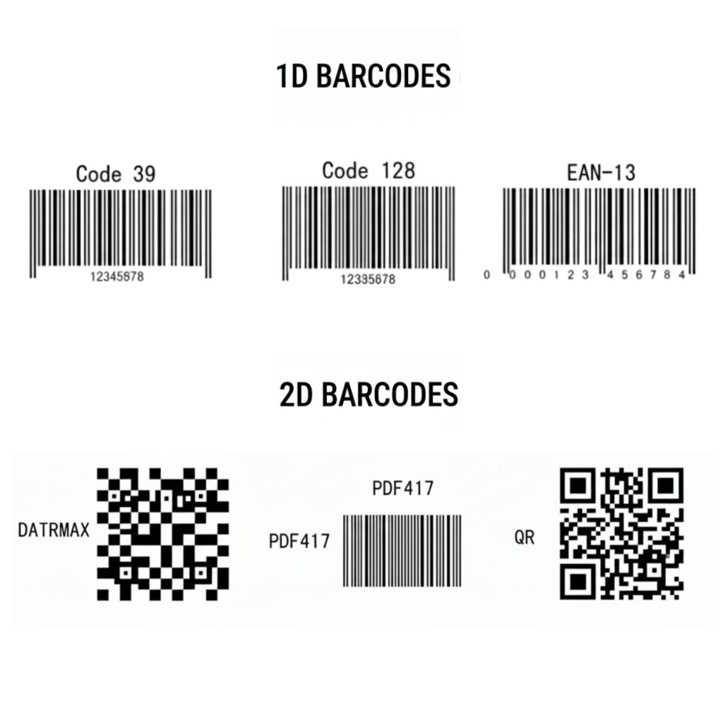 Phân loại một số loại mã vạch có trên thị trường