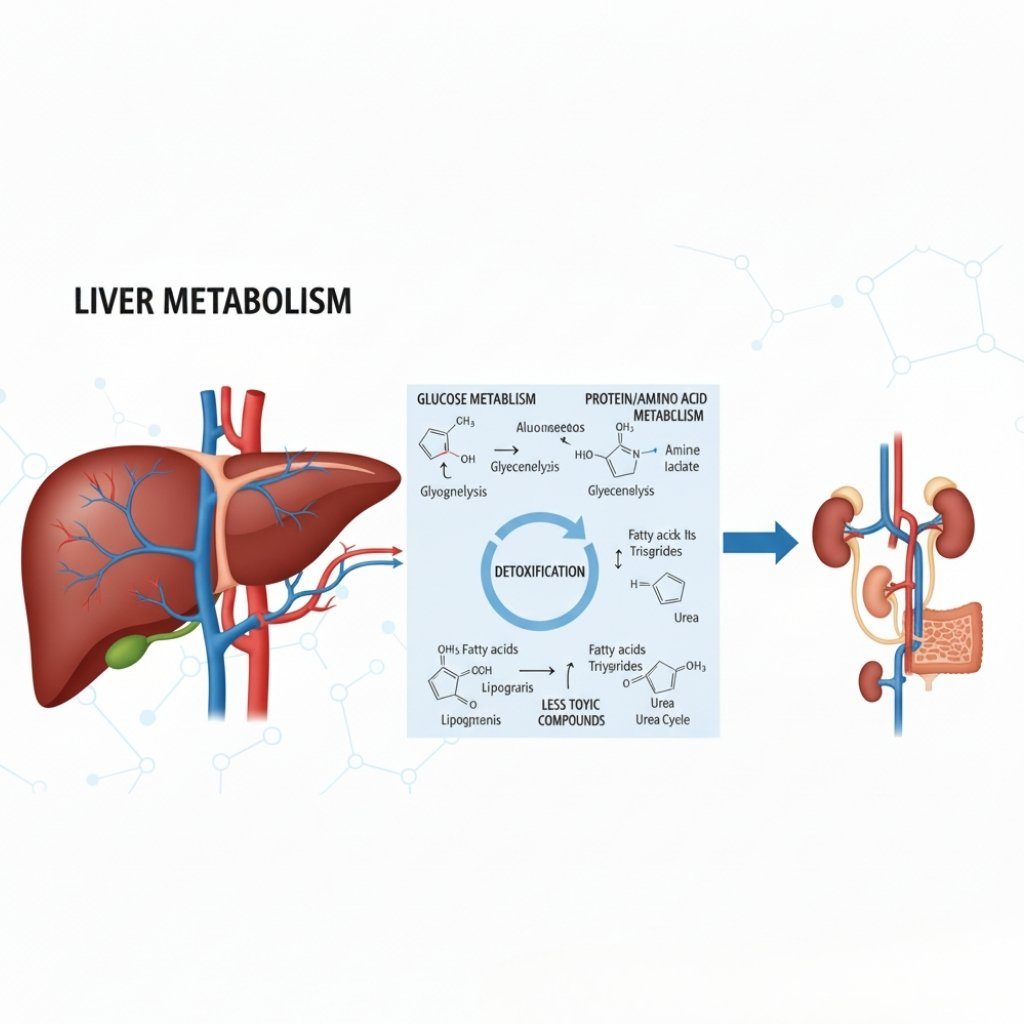 Quá trình chuyển hoá chất ở Gan