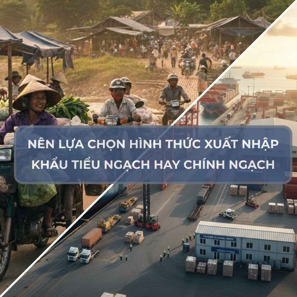 Nên lựa chọn hình thức xuất nhập khẩu tiểu ngạch hay chính ngạch