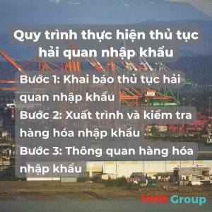 Quy trình thực hiện thủ tục hải quan nhập khẩu