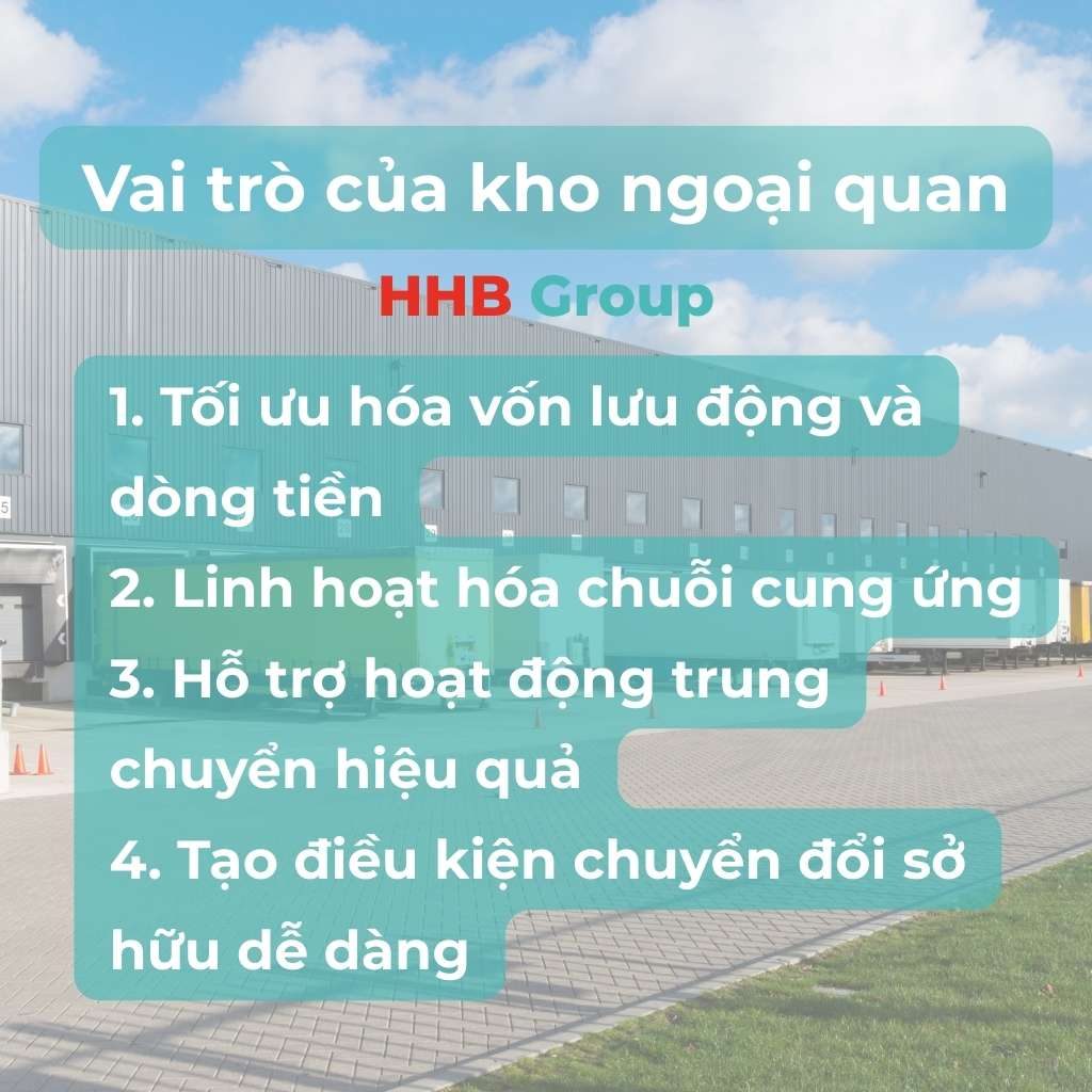Kho ngoại quan là gì? Những lưu ý khi thuê kho ngoại quan 3 Vai trò của kho ngoại quan trong thương mai quốc tế